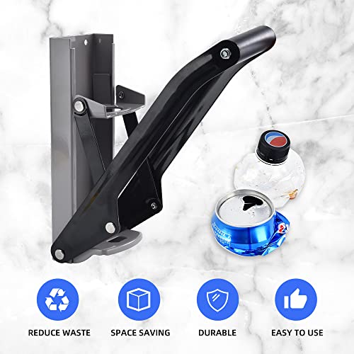 Cnaodun Can Crusher For Recycling Heavy Duty Aluminum Wall Mounted Can Crusher, Soda Beer Can Smasher With Bottle Opener For 12 Oz And 16 Oz Cans #TOP1