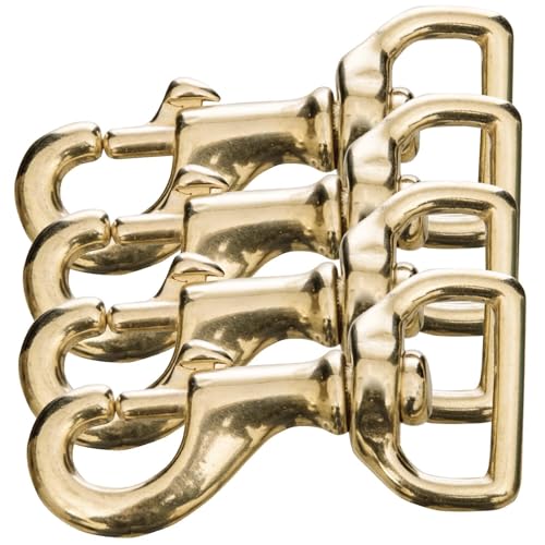 Jeffers Brass-PlatedBolt Snap, 3