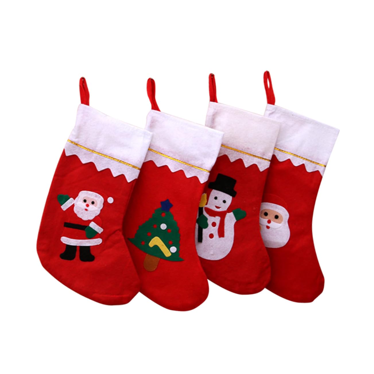 Ciieeo 18 Stk weihnachtsgeschenktüte Weihnachtsbonbonstrumpf Sockentasche Weihnachtssocken weihnachtsüberraschung Weihnachtssüßigkeitsstrümpfe Weihnachtsbaum Kamin