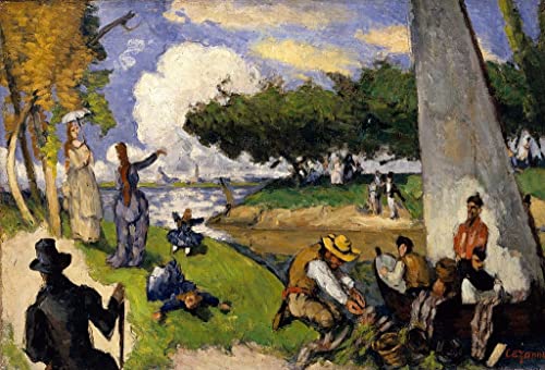 Lienzo de Paul Cézanne de 60x90cm para la decoración del dormitorio