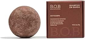 B.O.B Bars Over Bottles Shampoo em Anticaspa de uso diário para cabelos com caspa | Natural, vegano, livre de crueldade, sustentável, livre de plástico, waterless, anticaspa, suaviza