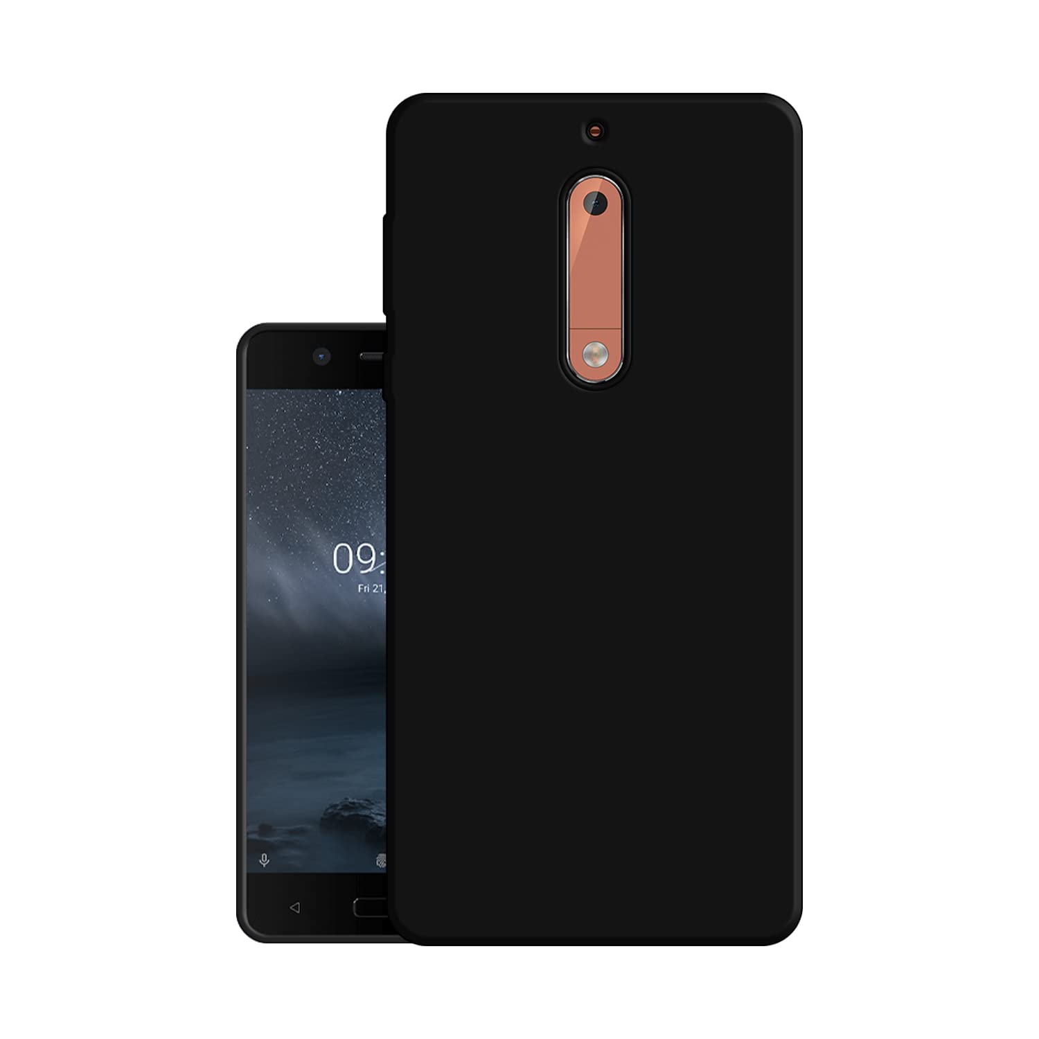 Hello Zone Soft Back Case Cover for Nokia 5 - Black (B0BNNJVDSJ) Amazon Price History, Amazon Price Tracker