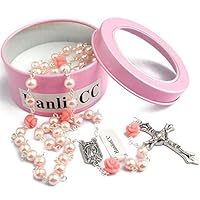 Algopix Similar Product 12 - Hedi Pink Color Holy Rosary with