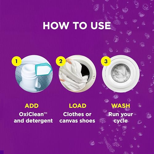 OxiClean Odour Blasters Versatile Laundry Stain Remover Powder, Sweat Stains, Pet Odor, Smelly Socks and More - Colour Safe, Chlorine Bleach Free, 1.28 kg by OxiClean - Image 3