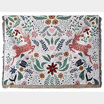 Nappe rectangulaire antisalissure facile à nettoyer en coton lin pour table de salon