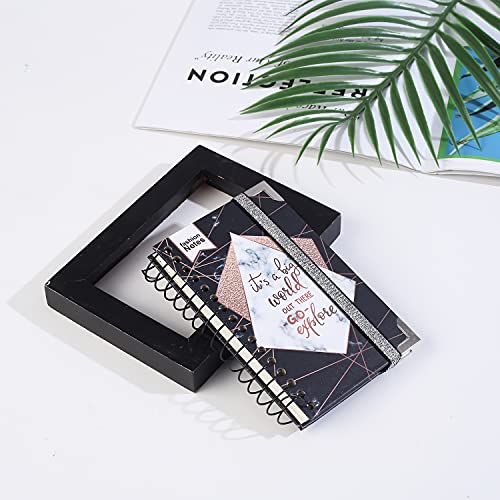 Ipienlee Small Pocket Notebook Marble Spiral Notebooks Little Diary Note Pads Lined Memo Book Fashionable Small Journal Notepad A6 Size 3.5 X 5.5 Inch Pack Of 4 #TOP6