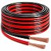 Xtremeauto 10m Speaker Cable 2 x 1.0mm² – 2 Core Red & Black Audio Cable with 89 Strands Per Core for Home Hi-Fi, Speakers, Amplifiers & Car Audio Systems