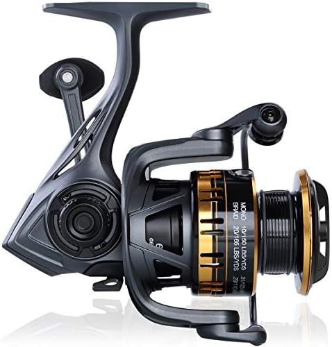 Tempo Sphera Spinning Reel, Incredibly Smooth Fishing Reels, Max Drag Up to 38.58 LBs, 9+1 BB, Lightweight, Powerful, Ultralight Spinning Reels