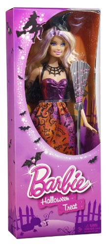 Muñeca Barbie Halloween Mattel 2013 miniatura 5