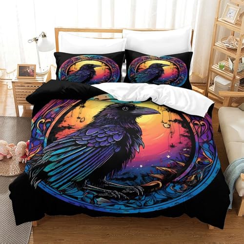Parure de lit rat housse de couette 200x200 respirante 3D - 3