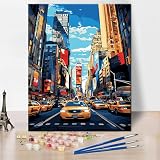 Packing List: The Paint by number includes a 16 x 20 inch(40x50cm) canvas, 3 brushes and a set of high-quality paint. Help your Family enhance color coordination and stay away from computer radiation, paint by numbers is a great option. Eco-Friendly ...
