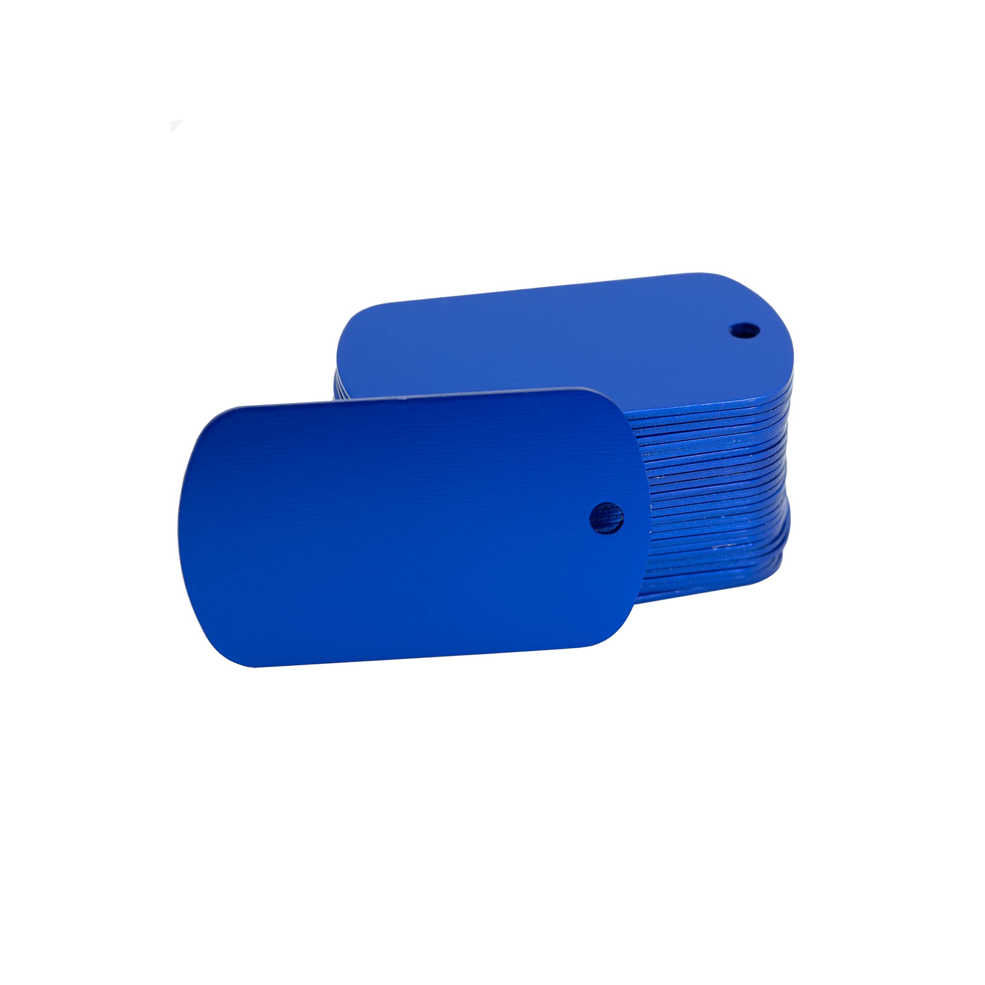 24 Targhette Per Cani In Alluminio Inciso - Rettangolari 5x3 Cm - 8 Colori (Oro, Argento, Blu, Rosso, Verde, Viola, Nero, Arancione)