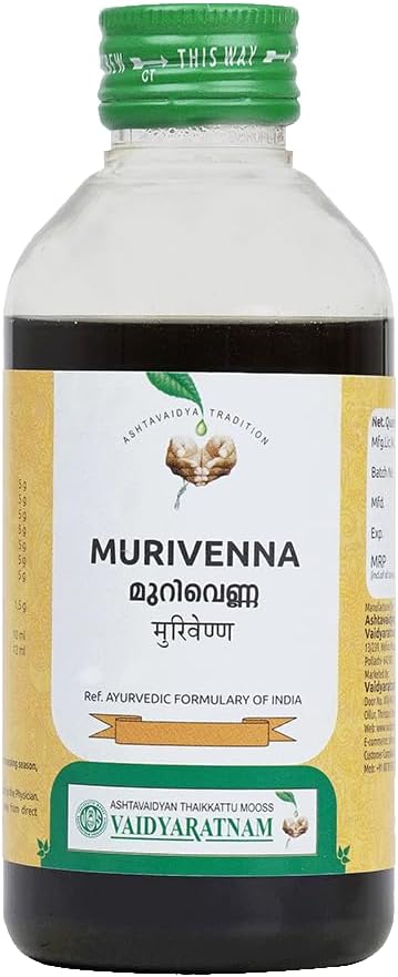 Murivenna - 200 ml, Ayurvedic Oil for Cuts, Wounds, Fractures & Injuries | Wound Care | Ayurvedic Oil for Joint Pain and Swelling