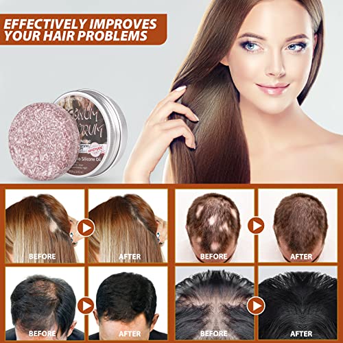 Dictamni 2Pcs Hira Darkening Shampoo Bar, Hira Shouwu Darkening Shampoo Bar, Organic Hair Darkening Shampoo Bar Unisex, Hair Darkening Organic Black Bar, Darkening Shampoo Bar For Gray Hair For Women #TOP2