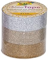Algopix Similar Product 17 - Folia Decorative Adhesive Tape Glitter