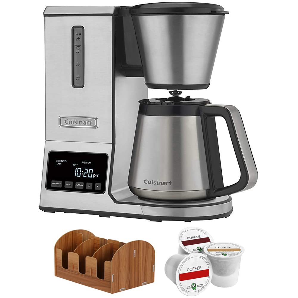 Cuisinart PurePrecision 8-Cup Pour-Over Coffee Brewer - Programmable, SCAA Certified, Silver