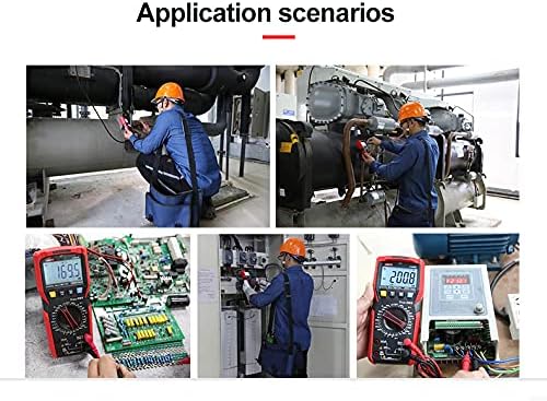Various application scenarios for the UT89XE multimeter, including industrial and electronic testing