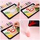 Toptime Sandbilder Kinder, Knetsand Kreativ Bastelset mit 16 Blatt Sandkunst-Malkarten, 12 Flaschen Farbsand und Pinsel, Tieren Sand Painting Set für Kinder zum Selbermachen von Design-Kritzeln