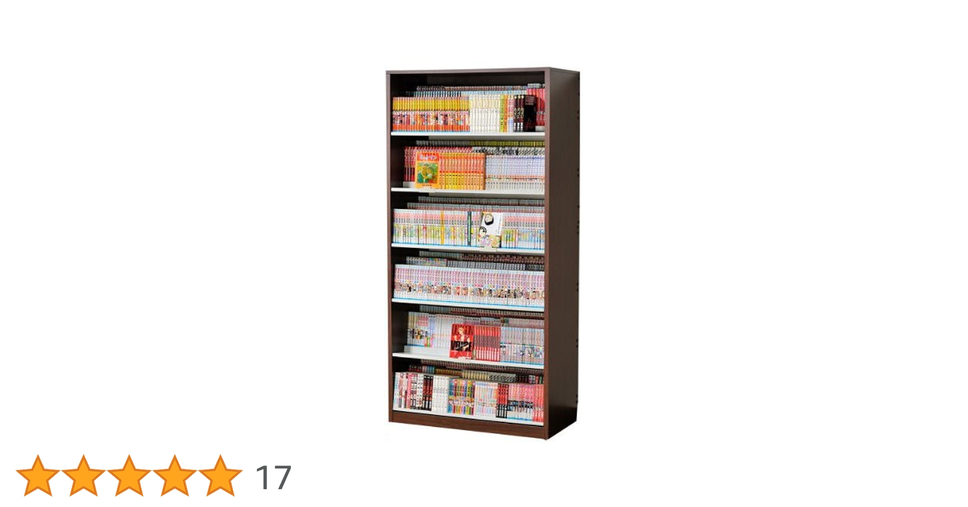 本棚　漫画棚　ダークブラウン　引き出し式　3列 kohnan-eshop_4522831260041