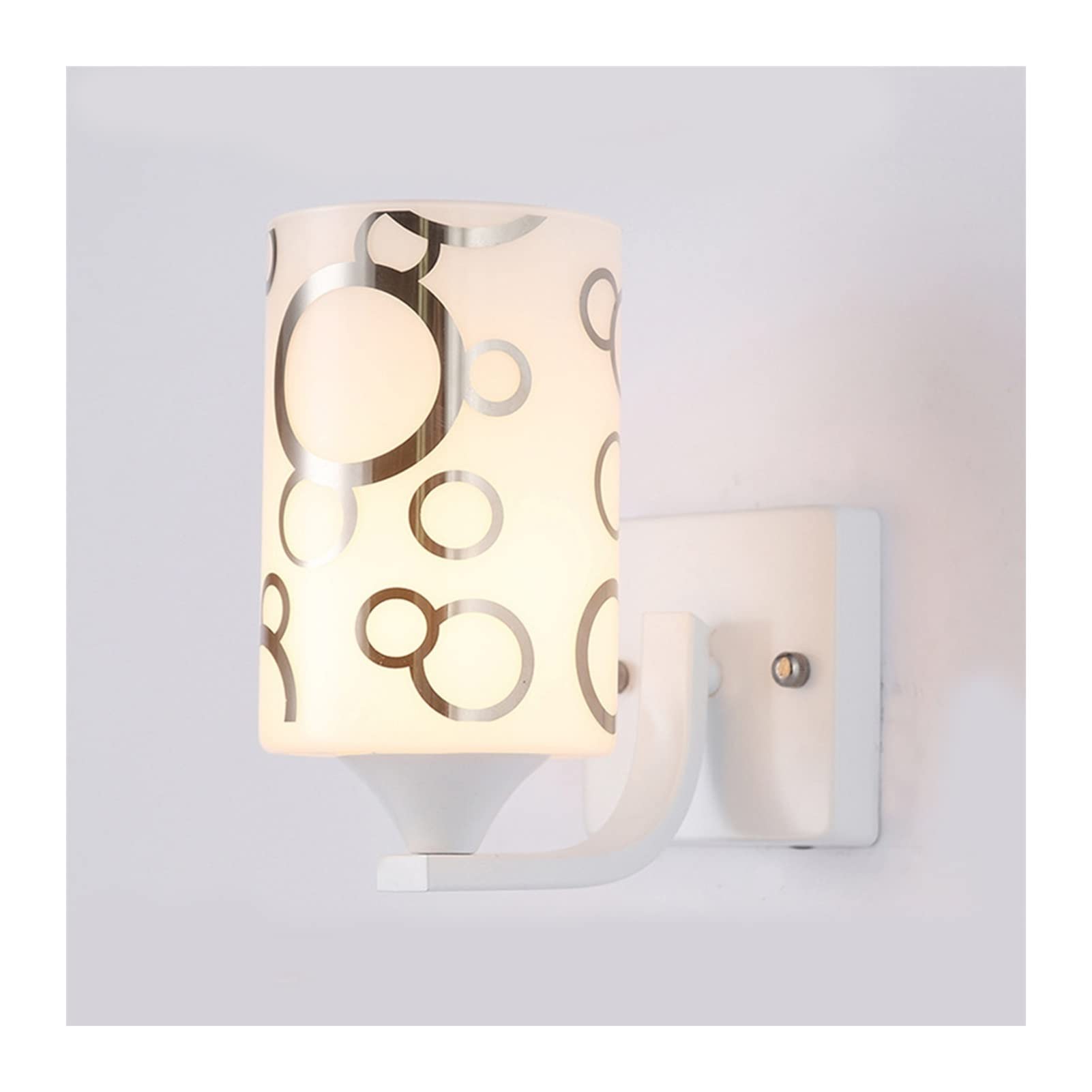 KBUUKYYXouy Wall Sconce Modern Wall Lamp & Sconces Brass Milky White White 1 Light Square Wall Light Industrial Wall Light Wall Light for Entryway Bedroom Porch Vanity Wall,C(C)