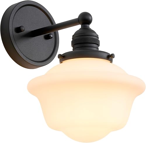 Miniatura 10 de Apliques de Pared Dorados de 2 Luces, Aplique de Pared Vintage para Baño con Vidrio Esmerilado de Doble Brazo de Latón, Luz de Tocador para Baño,