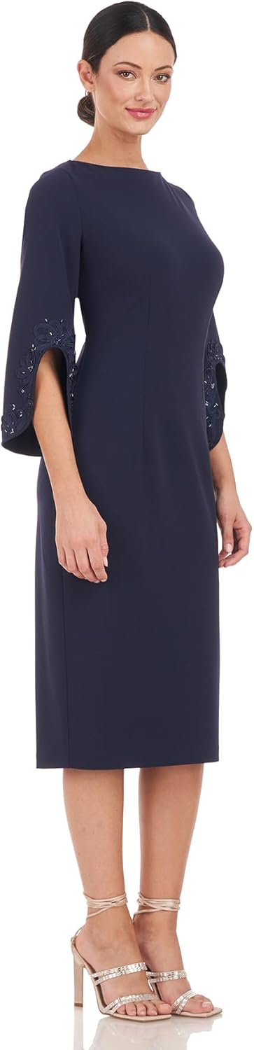 JS Collections Women's Linett Soutache Sleeve Midi - Image 3