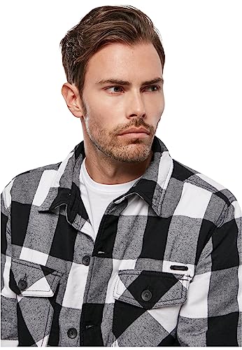Image of Brandit Men's Lumber Jacket Black /Blue