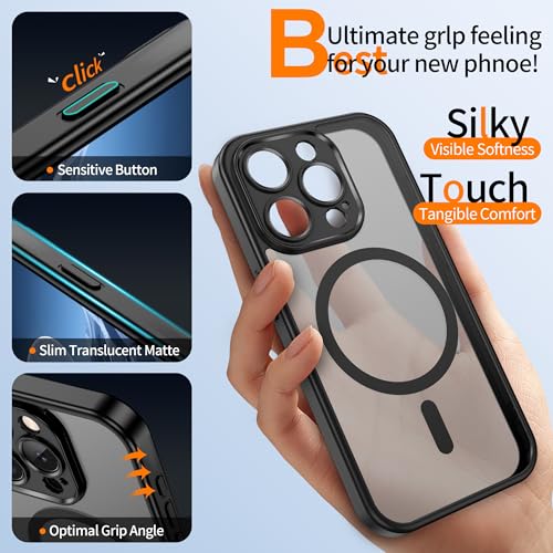 Coque antichoc iPhone 15 Pro Max robuste fine magsafe cordon protège écran rigide