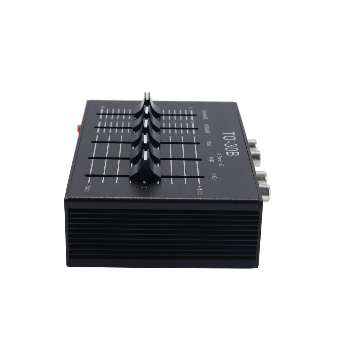 Riven Préamplificateur stéréo égaliseur avec réglage de balance 3 bandes, contrôle du volume, circuit HIFI NE5532, pour appareils électroniques et haut-parleurs