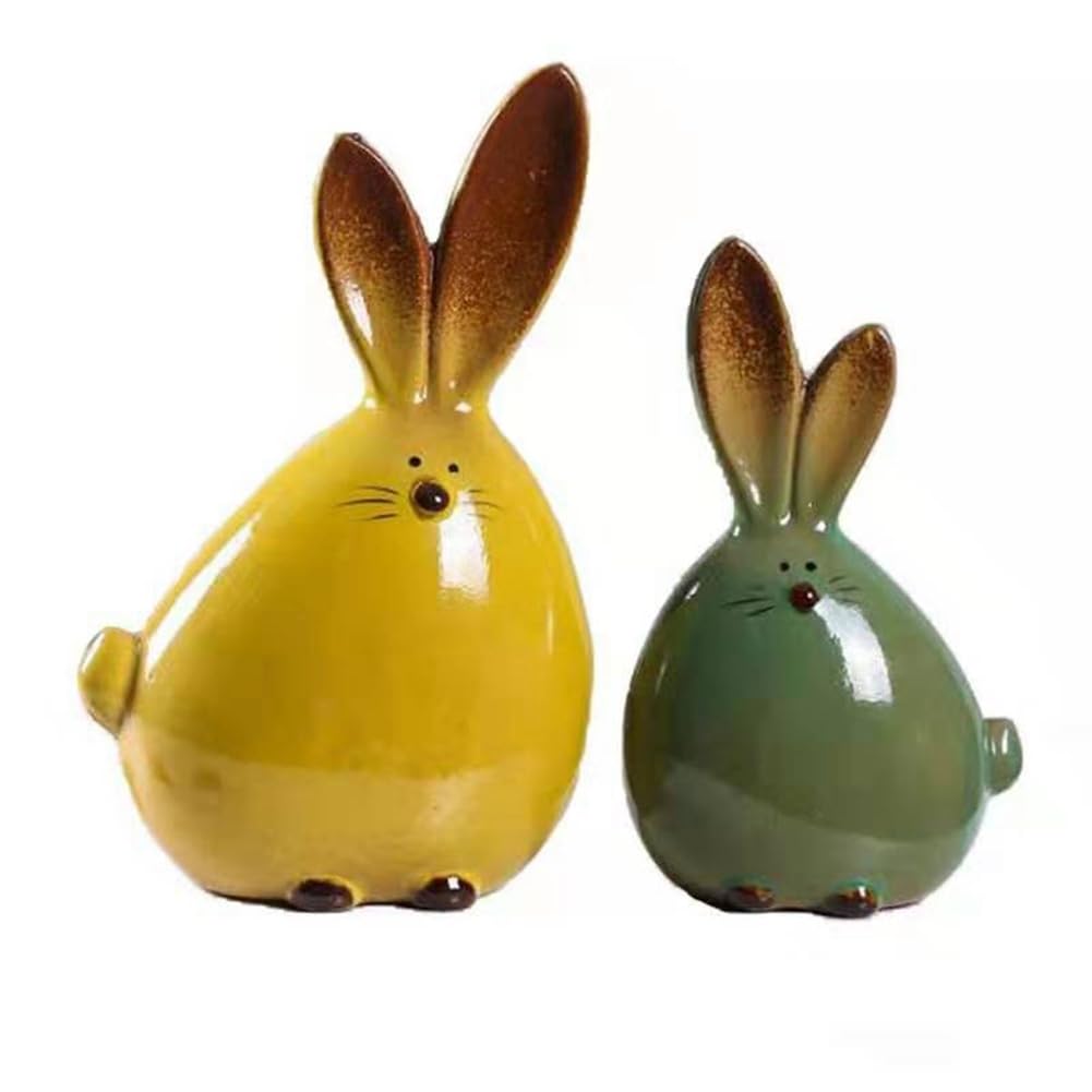 CTRLZS Ceramic Figurine Kit Home Decor Furnishing Animal Statues Kit Porcelain Modern Art Home Decoration Crafts Gift