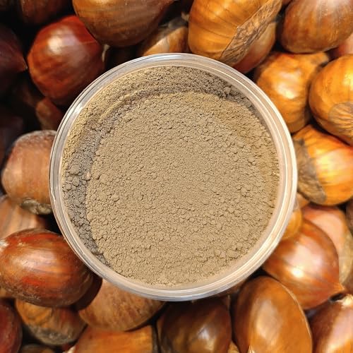 VeMura Abtönfarbe | Pigmentpulver | Eisenoxidpigmente, für Kalk, Lehm und Beton (Castagna, 240g)