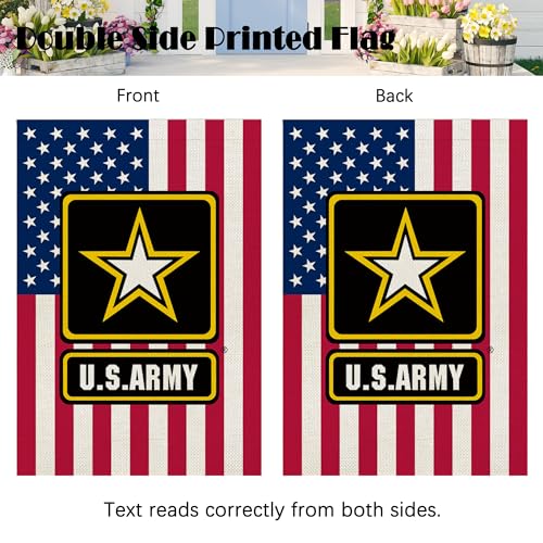 US United State Army Stars Garden Flag Armed Forces Rangers House Flag American US Military Veterans Retire Decorations Outdoor Family Gatherings - Image 5