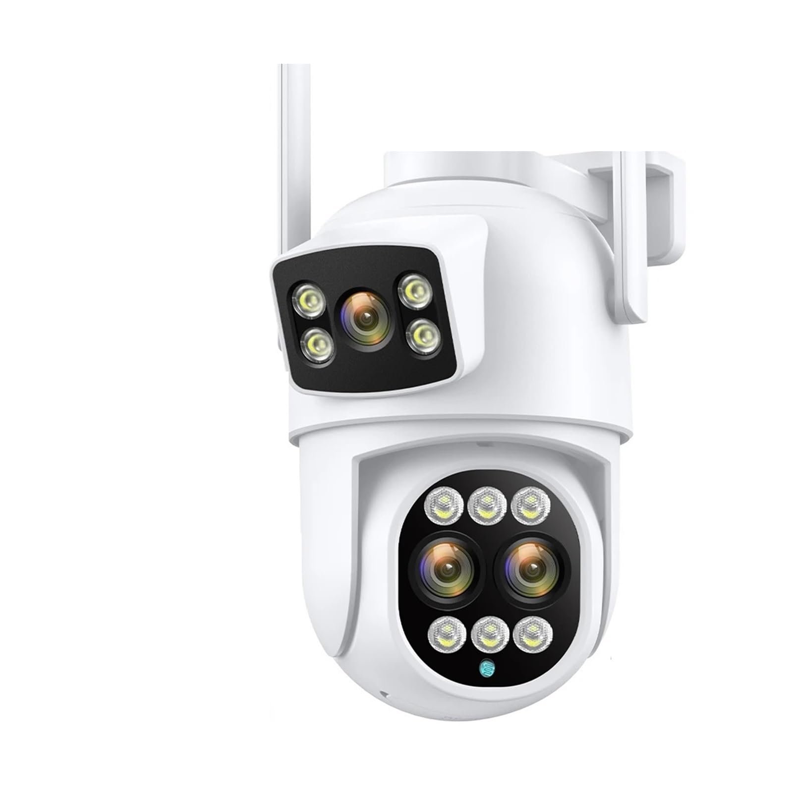 Oshpmbdlyfj Au Plug 12Mp 6K Wifi Ip Camera Outdoor 8X Zoom Dual Screens 6Mp Ptz Wifi Surveillance Camera Night Vision Human Detection(,12Mp 6K Camera)