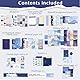 ROEOWENE 377pcs Tagebuch Mädchen Sticker Bullet Journal Zubehör Scrapbooking Set DIY Scrapbook Zubehör Junk Journaling Zubehör Notizbuch Geburtstag Geschenk Mädchen 9 10 11 12 Jahre Bastelset Teenager