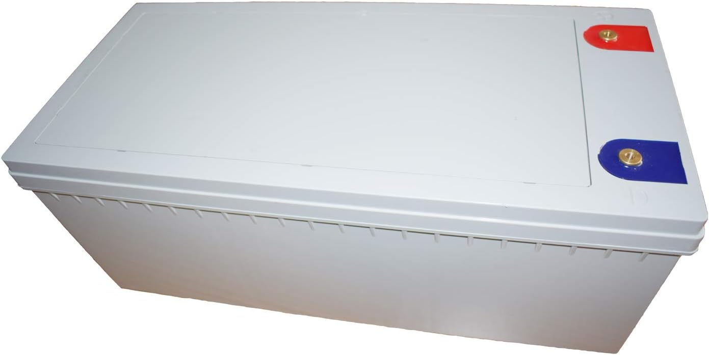 Napok 12V 300Ah Lifepo4 Lithium Iron Phosphate LFP Battery BMS for RV EV, Car, Yacht Party, Electric Boat, Outdoor Solar System, Water Motor Energy Supply, Camping (White Box)