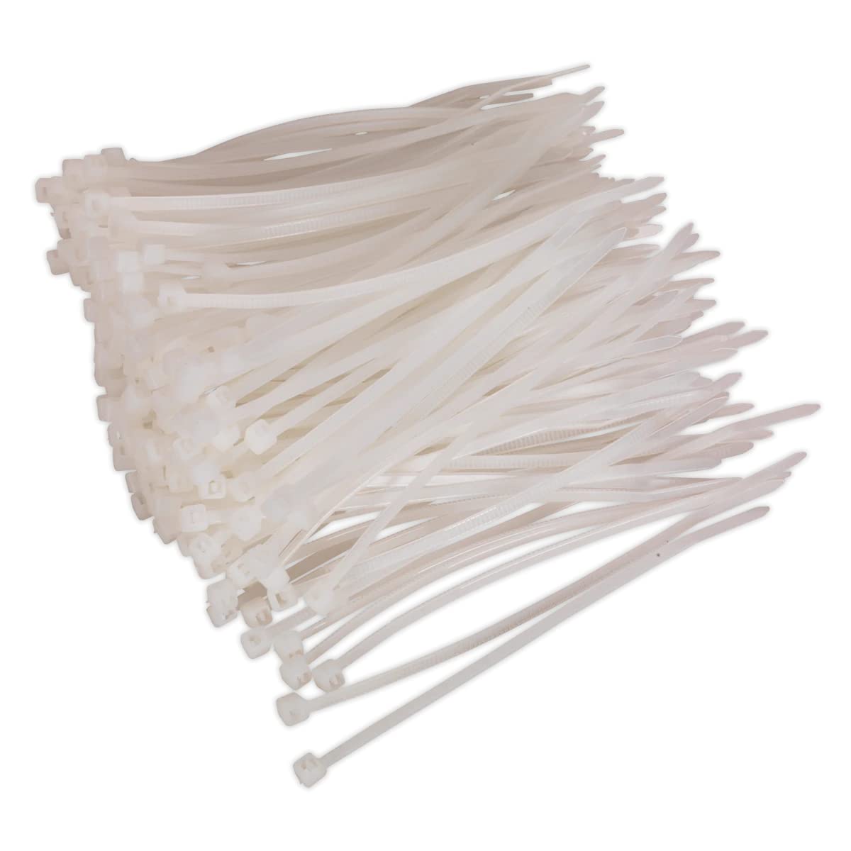 Sealey CT10025P200W Cable Tie 100 x 2.5mm White Pack of 200