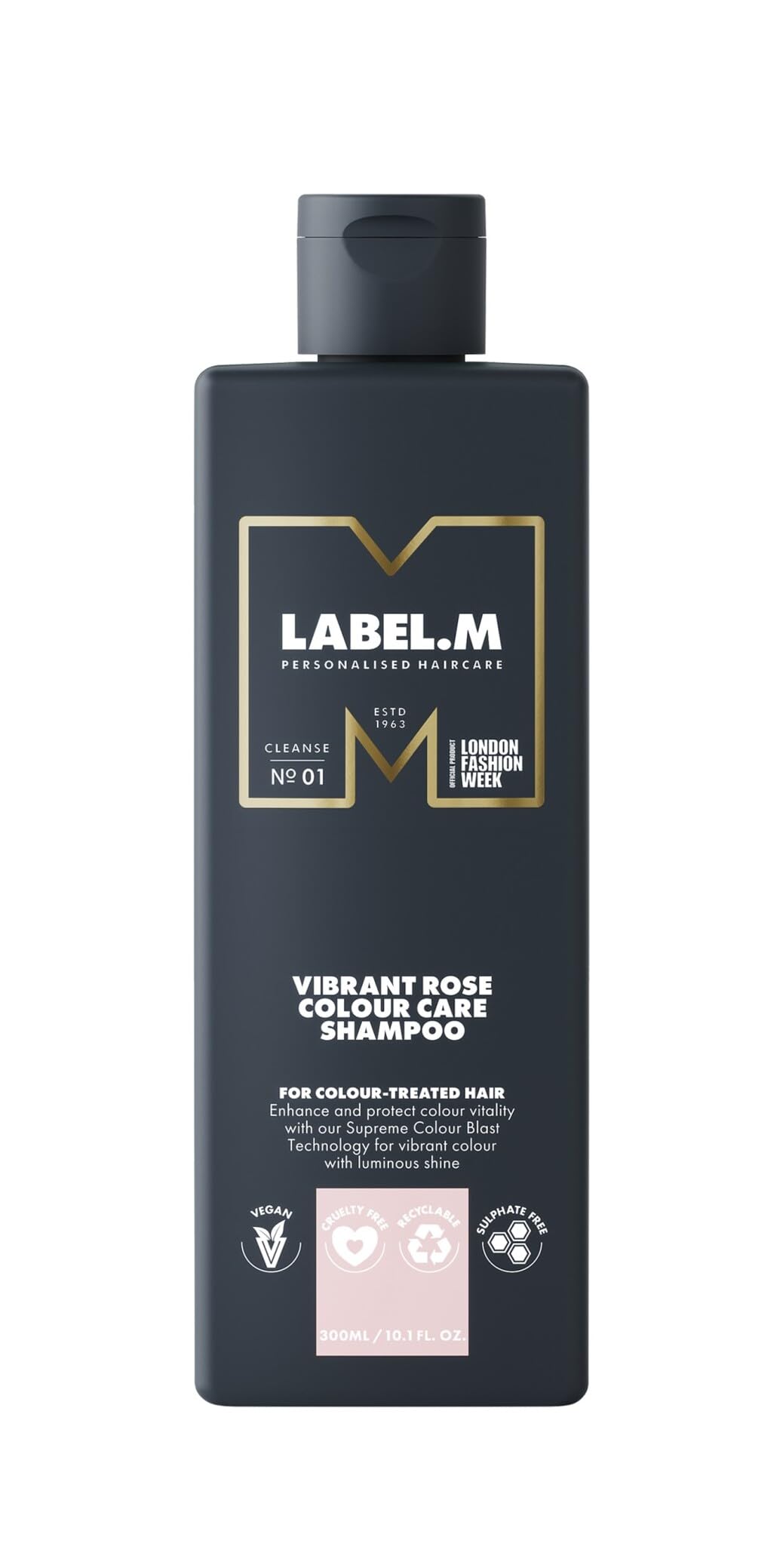 LABEL.M Vibrant Rose Colour Care Shampoo 300ml