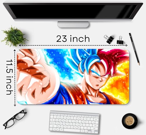 Image of Extra Large Non-Slip Gaming Mouse Pad (23x11.5 in) - Extended Desktop Mat for Computer Keyboard and Mouse (13-KEYPAD)