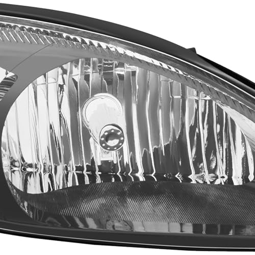Image of Headlights Assembly Compatible With 2000 2001 2002 2003 2004 2005 2006 2007 Ford Taurus Replacement Headlamp Fit For 00-07 Taurus Head Light Black