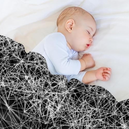Couverture douce line art pour vos soirées cocooning sur le canapé