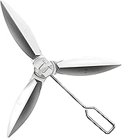 Vista 7 de Kit de sistema de limpieza de parrilla de 18-1/2 pulgadas compatible con Weber Kettle Grill 7443 90719 - Piezas de repuesto para parrilla de carbón