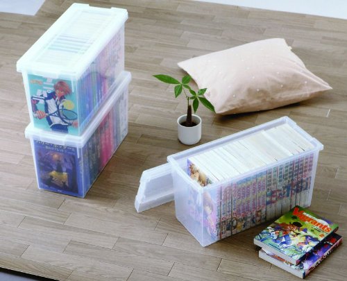 Amazon.co.jp: A5コミック本いれと庫 2個組(A5コミック本約26冊収納