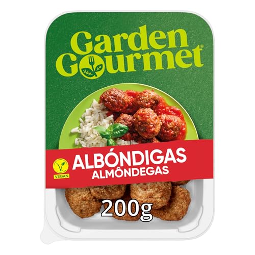GARDEN GOURMET Albóndigas Vegetarianas Refrigeradas - Albóndigas a base de proteina de soja y trigo con especias variadas, aptas para veganos - 200g (3 porciones)
