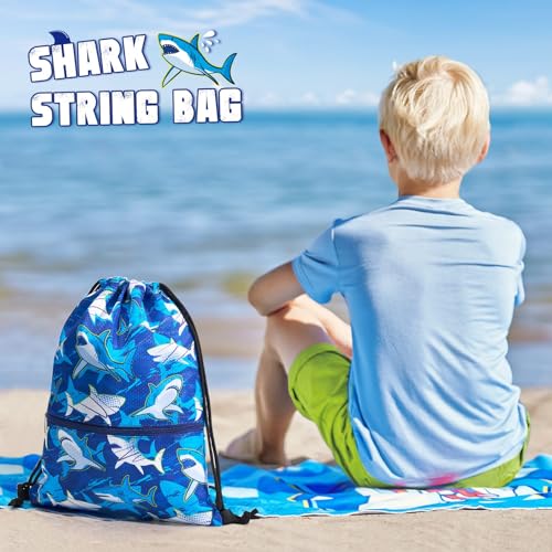 WAWSAM Shark Drawstring Bag for Kids - Image 4