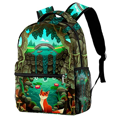 Sac à dos de voyage enfant avec porte-bouteille pour sorties scolaires et weekend