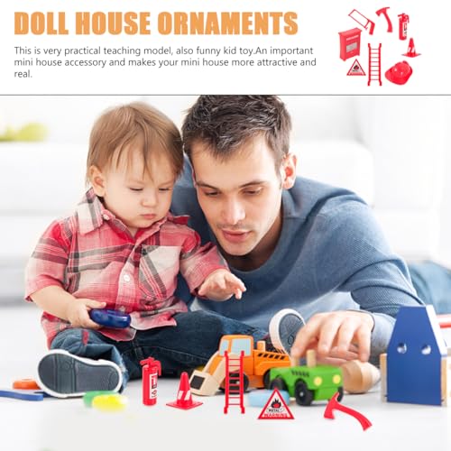 Toddmomy 8pcs Miniature Fire Extinguisher for Doll Houses Boy Girl-friendly Teaching Toy Decoration Safe Lightweight Plastic Firefighter Accessories for Boy Girl Pranks and Parties - Image 7