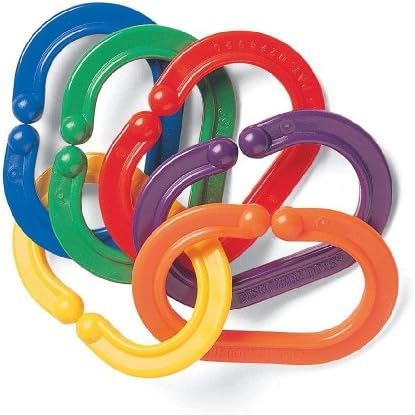 Discovery Toys BOOMERINGS Links to Attach Baby Toys to Stroller & Car Seat| Kid-Powered Learning | STEM Toy Early Childhood Development from Birth