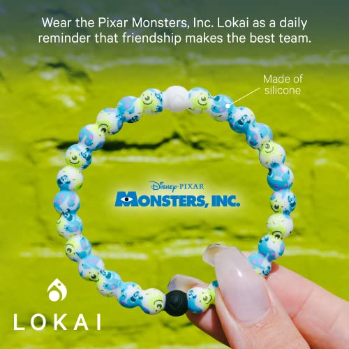 Lokai Silicone Beaded Bracelet For Women & Men, Monsters Inc - Disney & Pixar Collection, (Extra Large, 7.5 Inch Circumference) - Silicone Jewelry Fashion Bracelet Slides-On For Comfortable Fit #TOP1