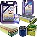 Produktbild QR-PARTS 69339627 Filter Set Inspektionspaket 6 Liter Motoröl Leichtlauf High Tech 5W-40 MANN-FILTER Innenraumfilter Luftfilter Ölfilter