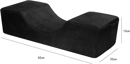 Miniatura 4 de ZJchao Almohada cervical de extensión de pestañas en forma de U, cómodas almohadas cervicales de espuma viscoelástica para extensiones de pestañas,